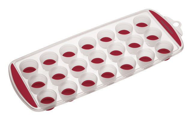Colourworks Red Pop Out Flexible Ice Cube Tray: Effortless Ice Chilling and Release