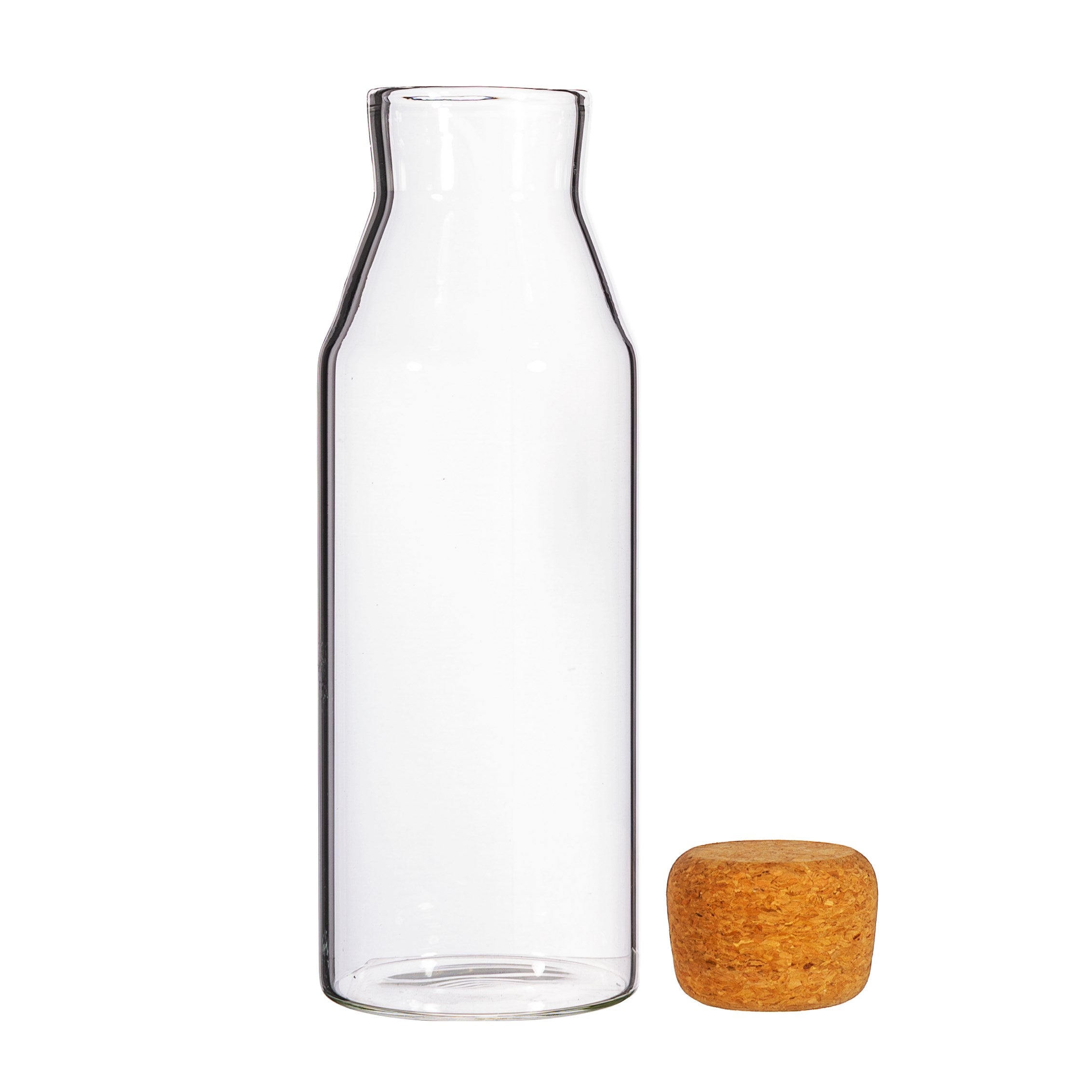 Sass & Belle Glass Storage Jar With Cork Lid 700ml