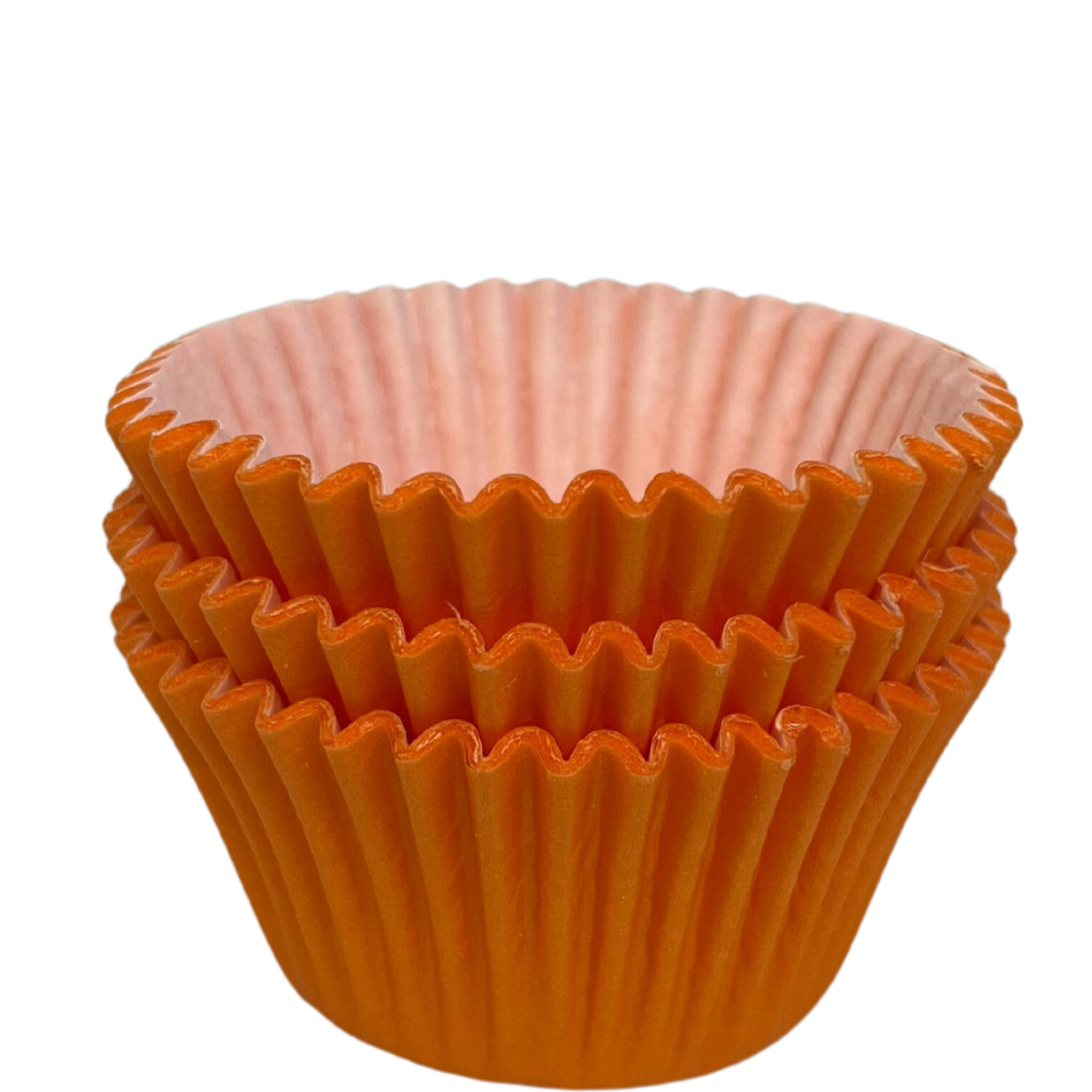 Paper Cupcake Baking Cases - pack of Approx 36 - Orange