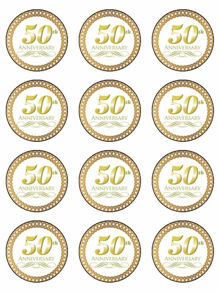 Golden wedding anniversary 50 years