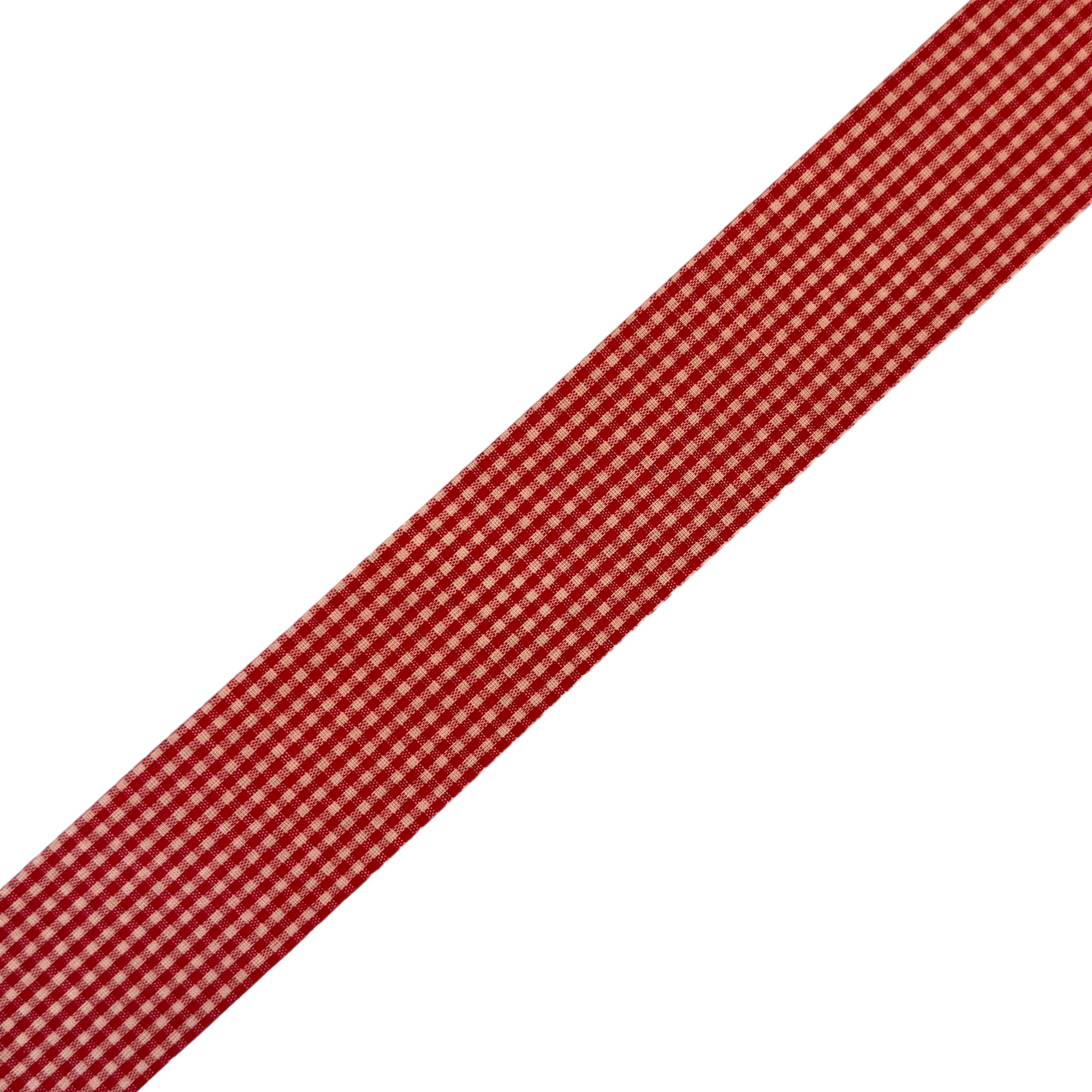 Classic Gingham Red 38mm Ribbon