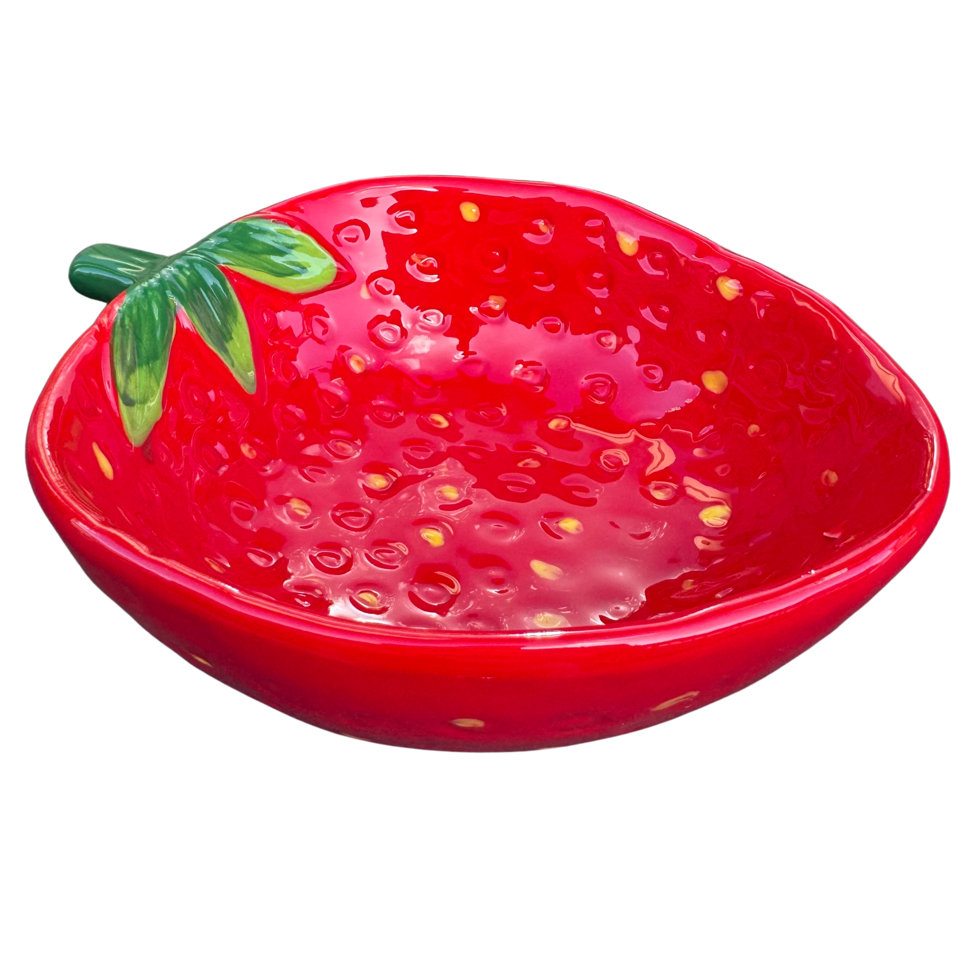 Strawberry Shaped Ceramic Bowl