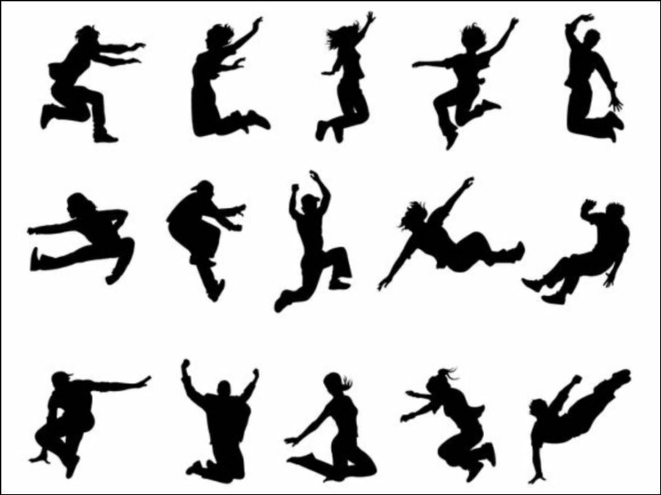 Jumping teens parkour Silhouettes Edible Printed Cake Decor Topper Icing Sheet Toppers Decoration Edible Printed Cake Decor Topper Icing Sheet Toppers Decoration