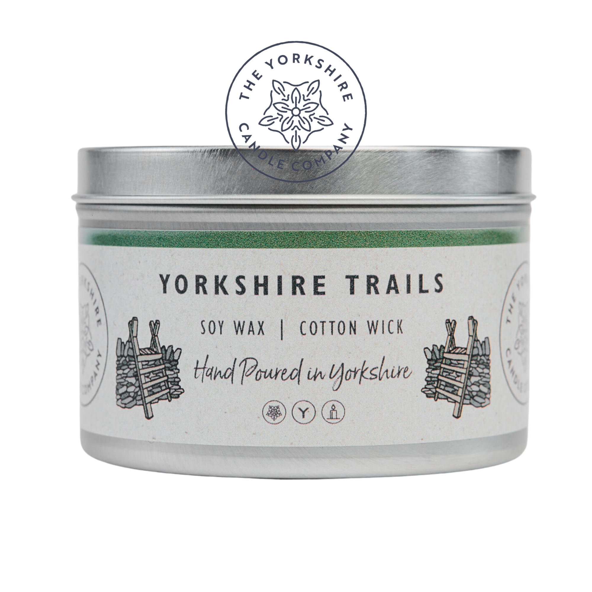Yorkshire Trails - Soy Wax Cotton Wick Hand Poured Candle by The Yorkshire Candle Company