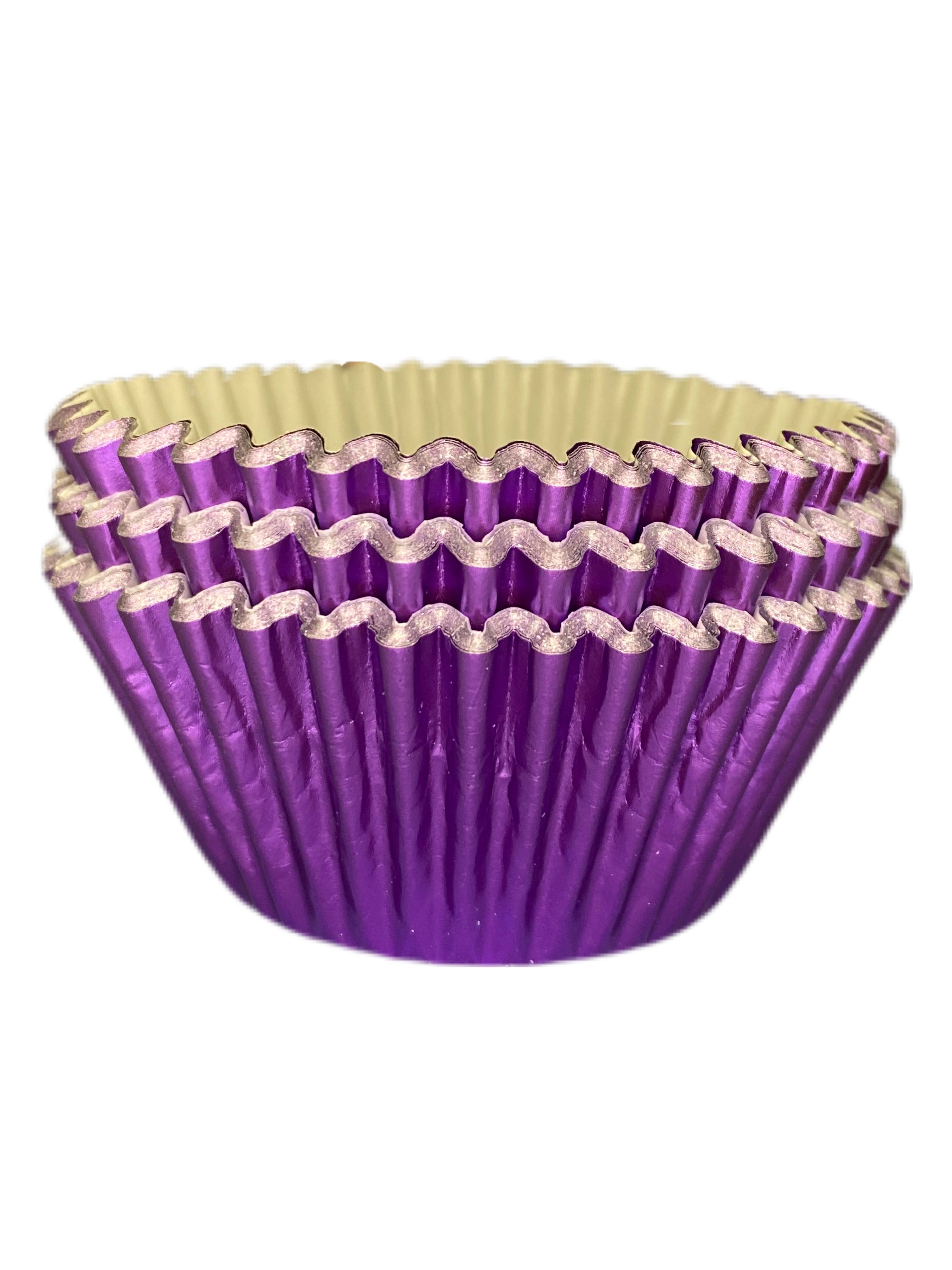 Purple Foil Cupcake / Muffin Baking Cases Pack of Approx 36 - Kate's Cupboard