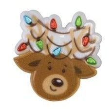 Christmas Ring Ideal Cupcake Decoration - Reindeer - The Cooks Cupboard Ltd
