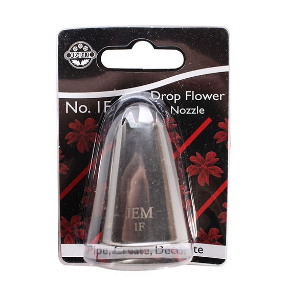 PME Jem Drop Flower Nozzle Tip - 1F - 5 Split Petals - The Cooks Cupboard Ltd