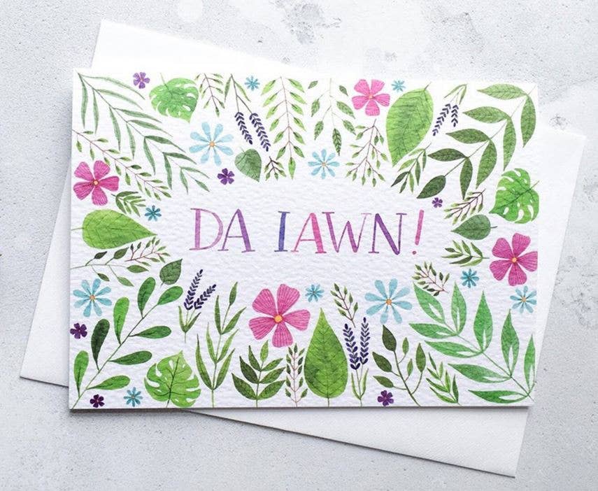 Eleri Haf Designs - Welsh "Well Done" Greeting Card - Da Iawn