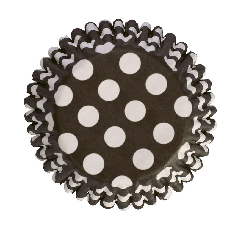 Black Spot Printed Cupcake Baking Cases - The Cooks Cupboard Ltd