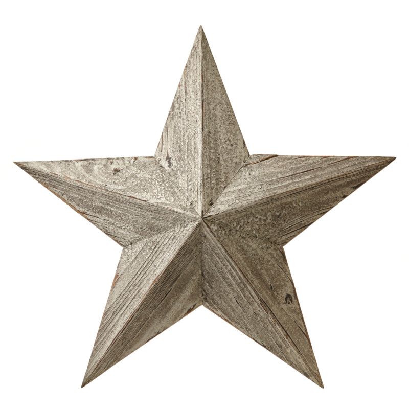 Natural Wooden Rustic Hanging Decorative Barn Star - 75cm - Kate's Cupboard