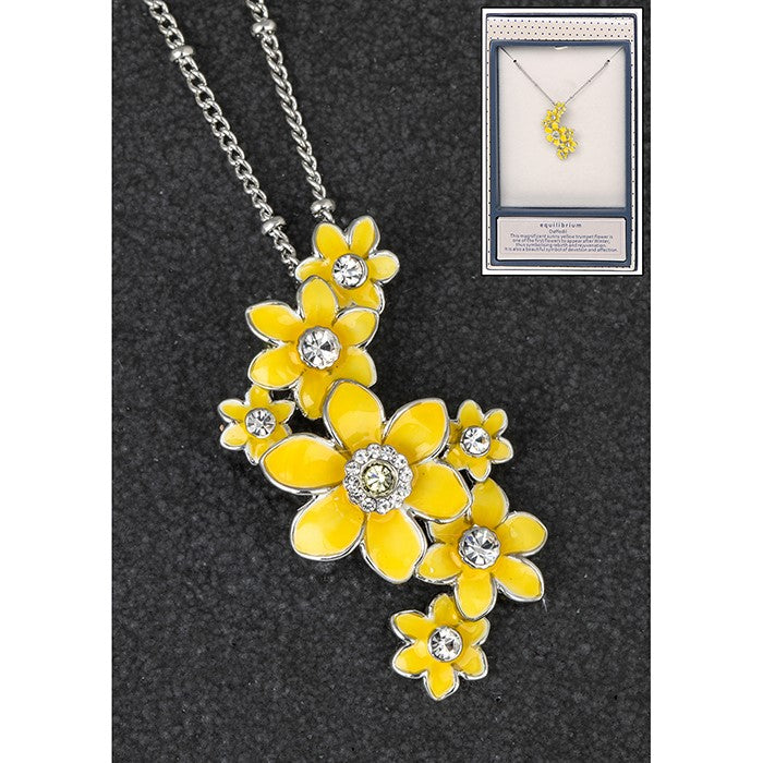 Equilibrium Radiant Daffodil Cluster Necklace - The Cooks Cupboard Ltd