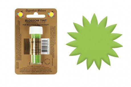 Sugarflair Edible Blossom Tint Food Dust - Lime Green - The Cooks Cupboard Ltd