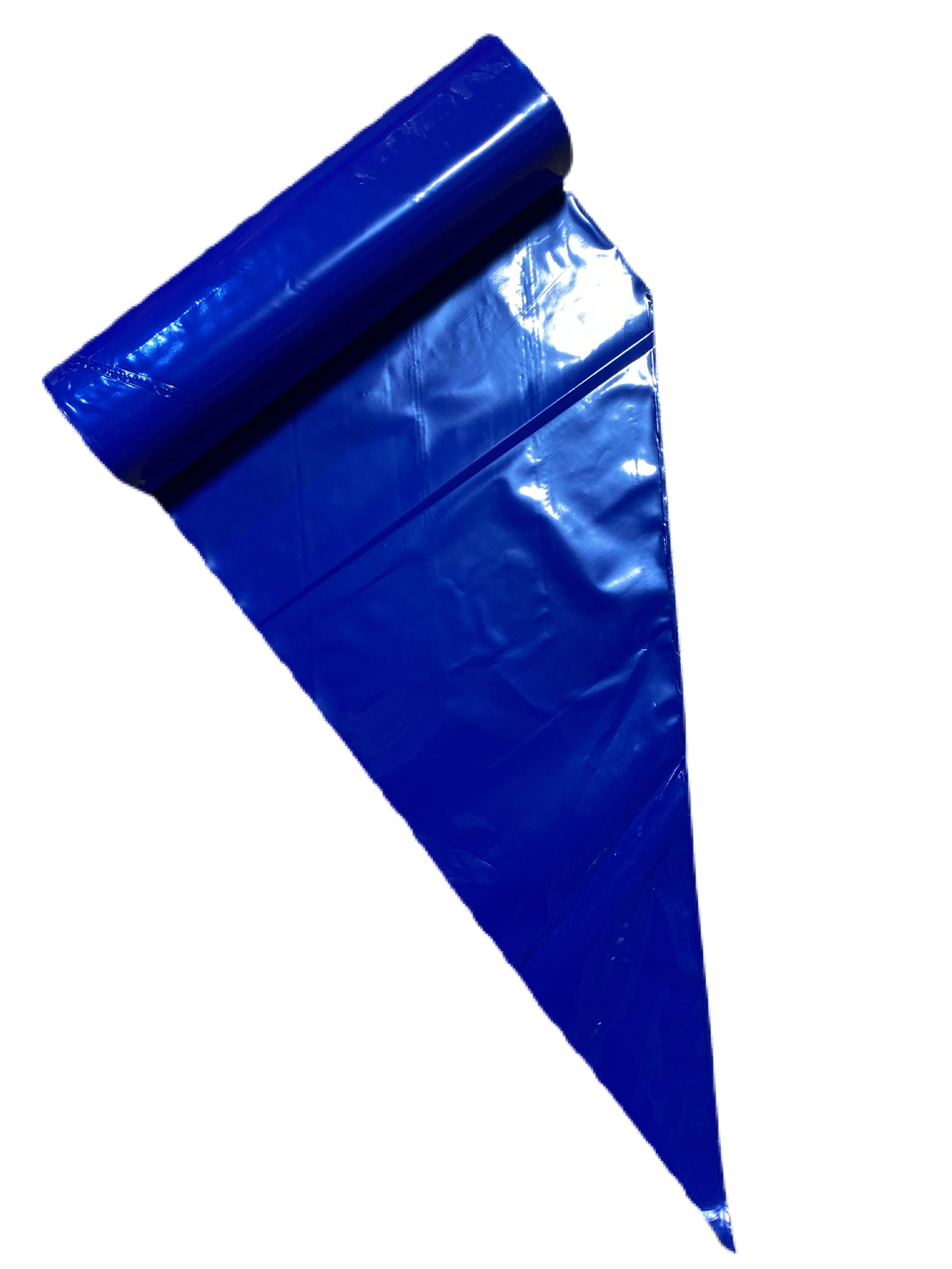 Blue Disposable Piping Bag - 21" - Roll of 100 Piping bags - The Cooks Cupboard Ltd