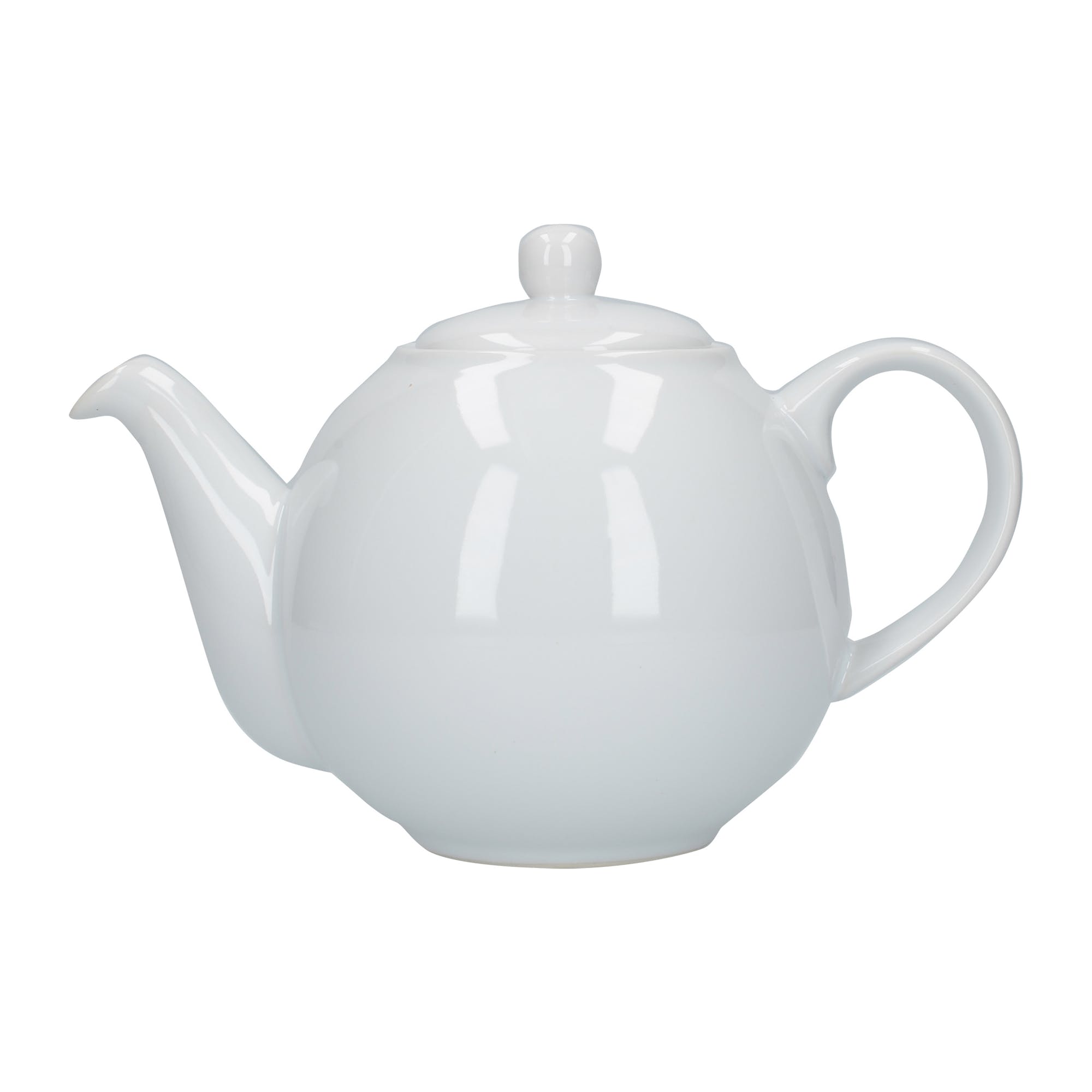 London Pottery Globe® 4 Cup Teapot White - The Cooks Cupboard Ltd
