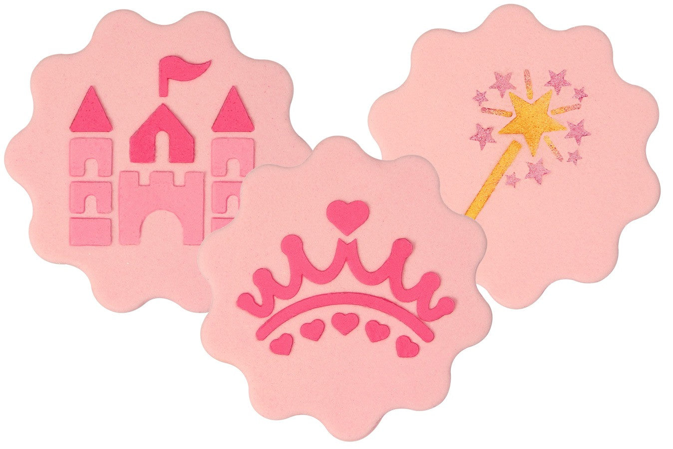 JEM Stencils Princess Castle, Wand & Crown - The Cooks Cupboard Ltd
