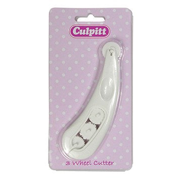 Culpitt Wheel Cutter 3 piece - The Cooks Cupboard Ltd
