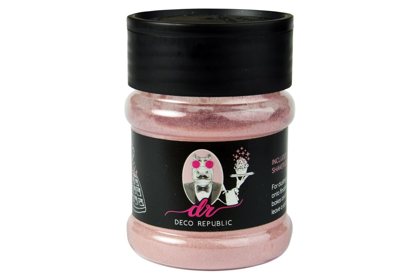Deco Republic Sparkling Edible Diamond Dust Lustre Pink 90g - The Cooks Cupboard Ltd