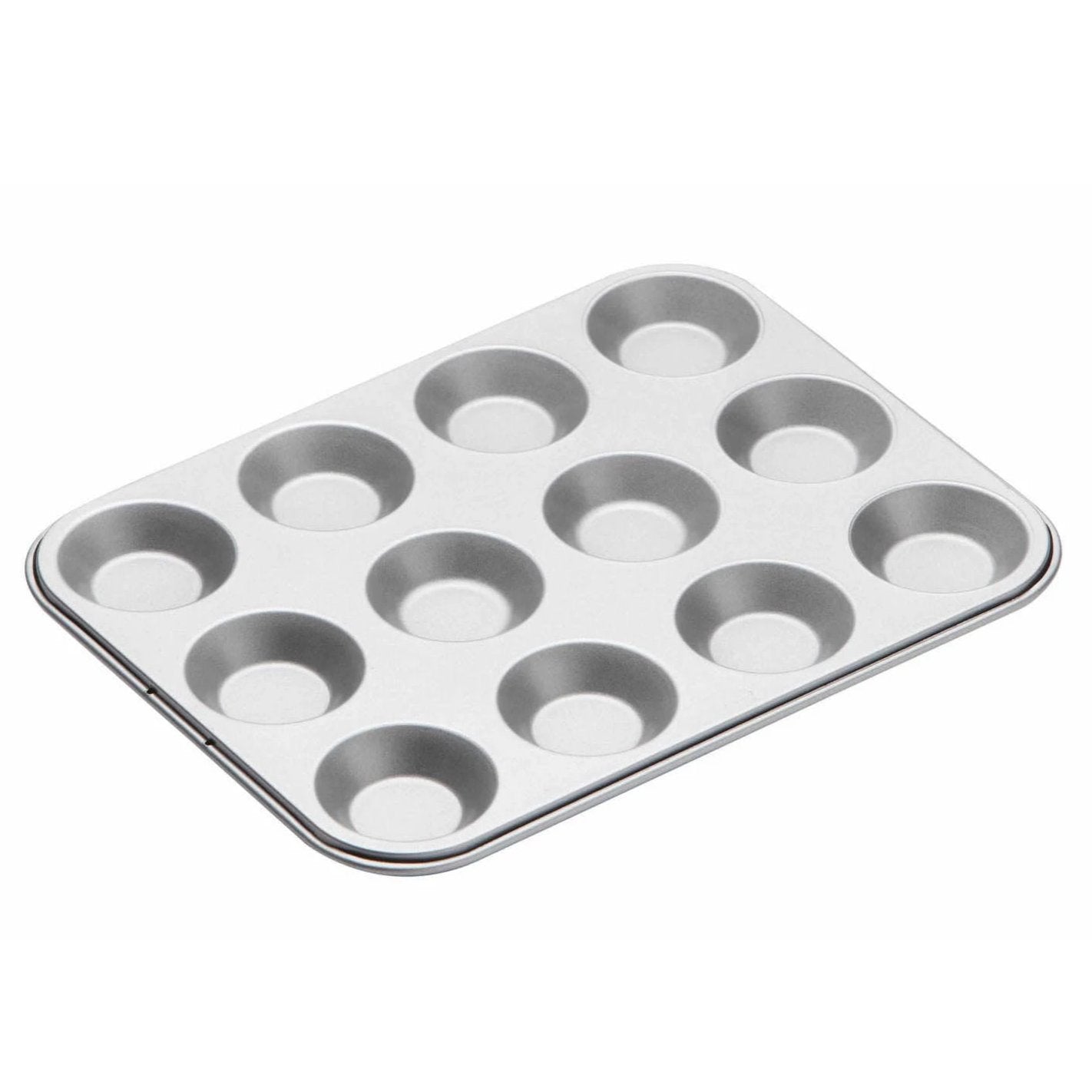 KitchenCraft Non-Stick Twelve Hole Shallow Pan - Ideal for Mince Pies - The Cooks Cupboard Ltd