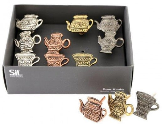Metal Teapot Assorted Knobs, 5.5cm - Sold Singly - The Cooks Cupboard Ltd