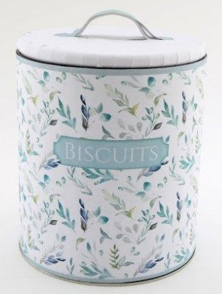 Olive Grove Biscuit Storage Tin / cannister with Lid - The Cooks Cupboard Ltd