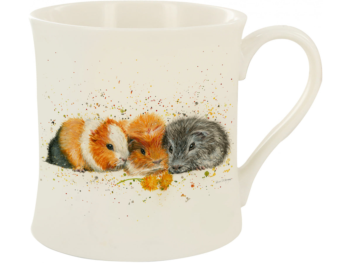 Snap, Crackle and Pop Guinea Pig Fine China Mug by Bree Merryn - Kate's Cupboard