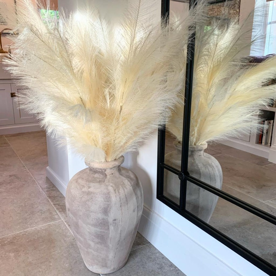 Extra Large Artificial Wispy Pampas Plume Stem - Kate's Cupboard