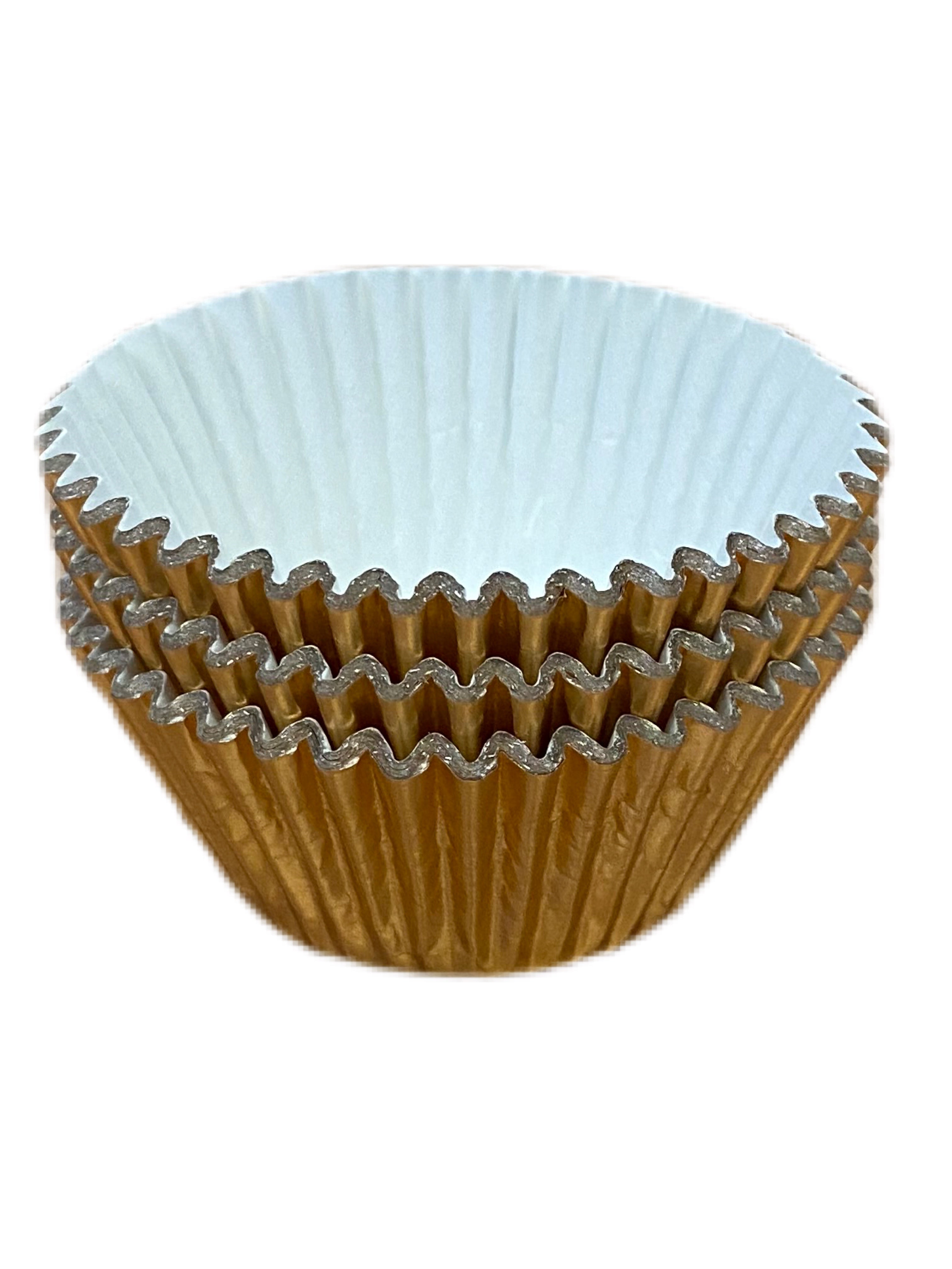 Gold Foil Cupcake / Muffin Baking Cases Pack of Approx 36 Kates Cupboard Newbridge
