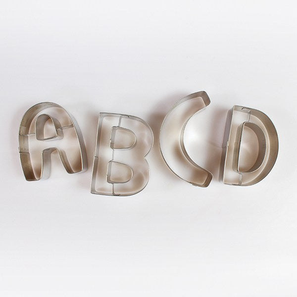 Alphabet / Letter Metal Cutters - 26 piece set - The Cooks Cupboard Ltd