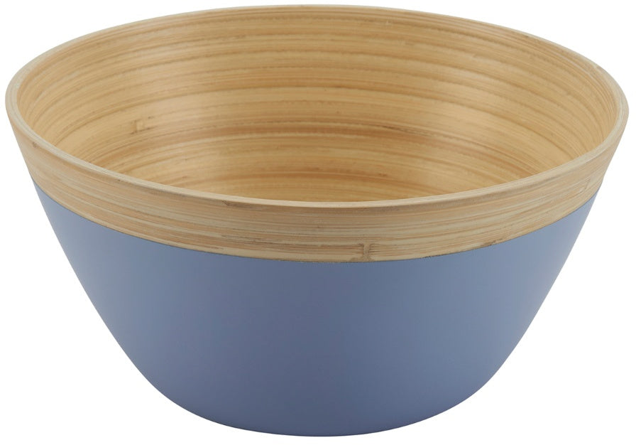 Bamboo Salad Bowl in Wedgewood Blue