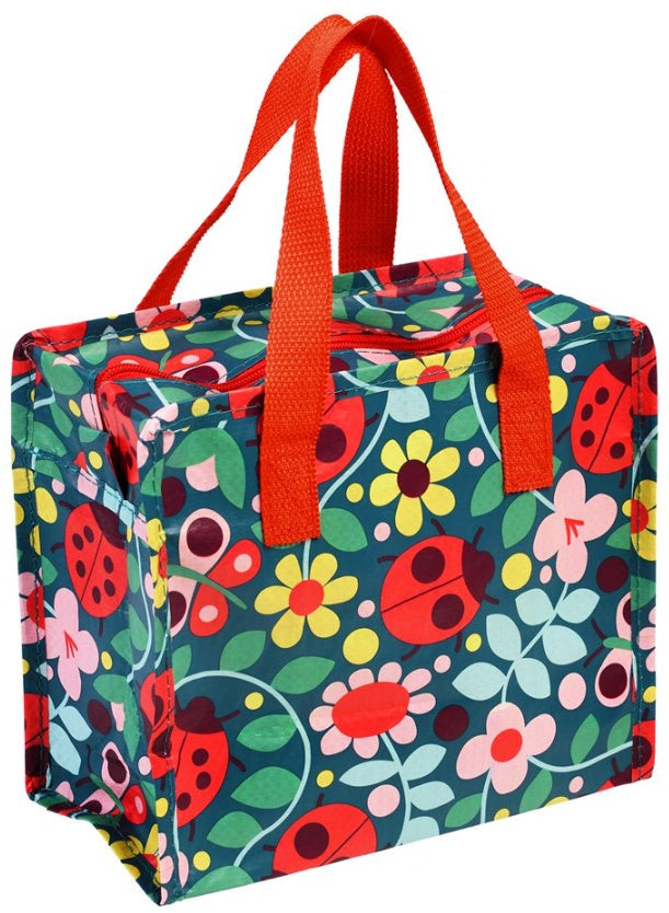Ladybird Brightly Coloured Insulated Lunch Pack Sandwich Food Bag