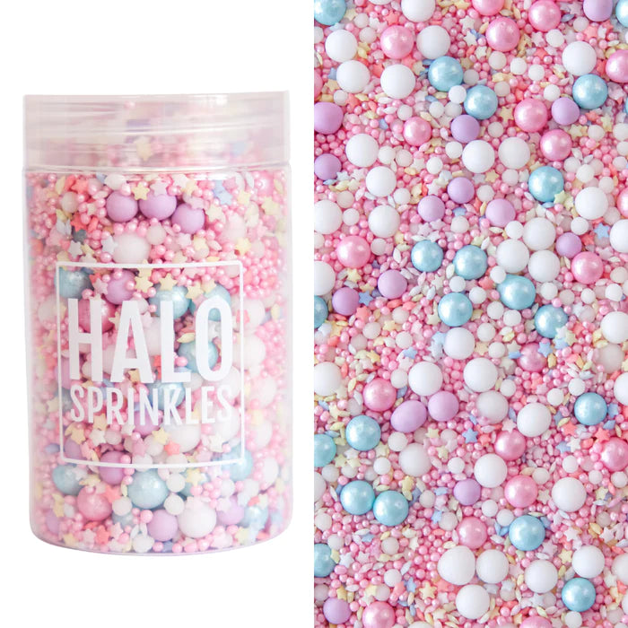 Halo Sprinkles - Luxury Edible Sprinkle Blend - Wish Upon a Star - Pink and Pastels