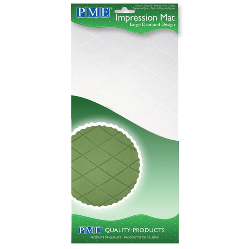 PME Large Impression Mat Diamond - The Cooks Cupboard Ltd