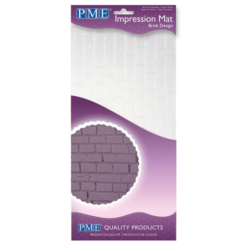 PME Large Impression Mat Brick - The Cooks Cupboard Ltd