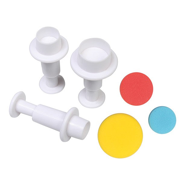 Cake Star Round Plunger Cutters - 3 Set - The Cooks Cupboard Ltd