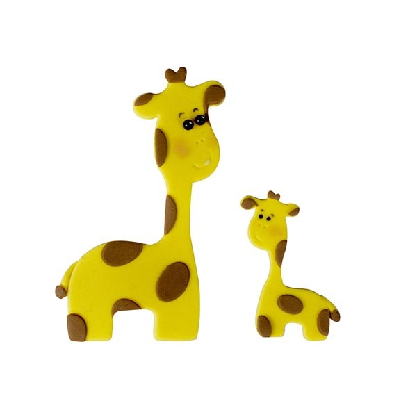 FMM Giraffe Mummy & Baby Cutters - Set of 2 - The Cooks Cupboard Ltd
