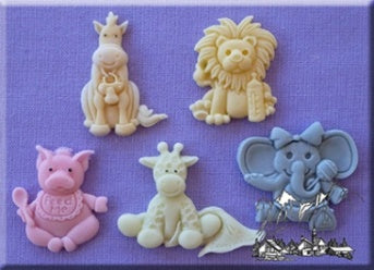 Alphabet Moulds Baby Animals Sugarcraft Mould - The Cooks Cupboard Ltd