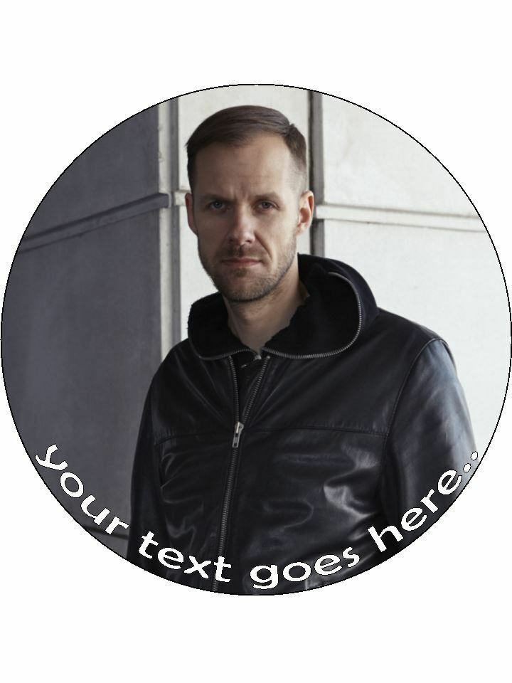 Adam Beyer DJ techno music Personalised Edible Cake Topper Round Icing Sheet - The Cooks Cupboard Ltd
