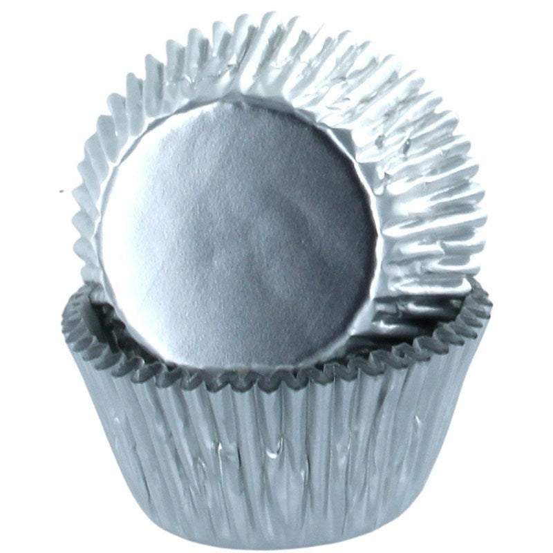 BWL - Silver Foil Cupcake  Baking Cases - 50 pack - The Cooks Cupboard Ltd