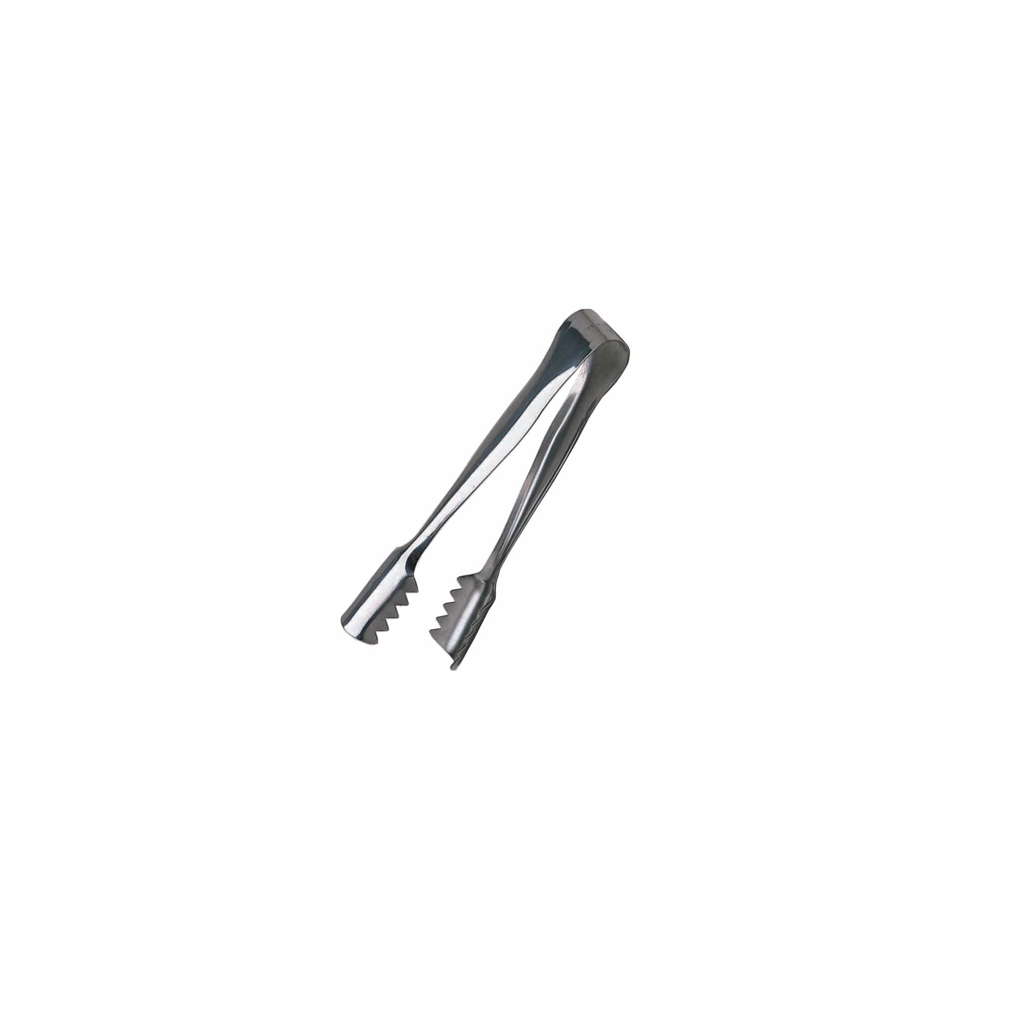 BarCraft Stainless Steel Ice Serving Tongs - The Cooks Cupboard Ltd