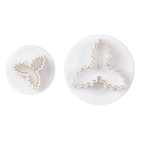 Cake Star - Triple Holly Plunger Cutter - The Cooks Cupboard Ltd