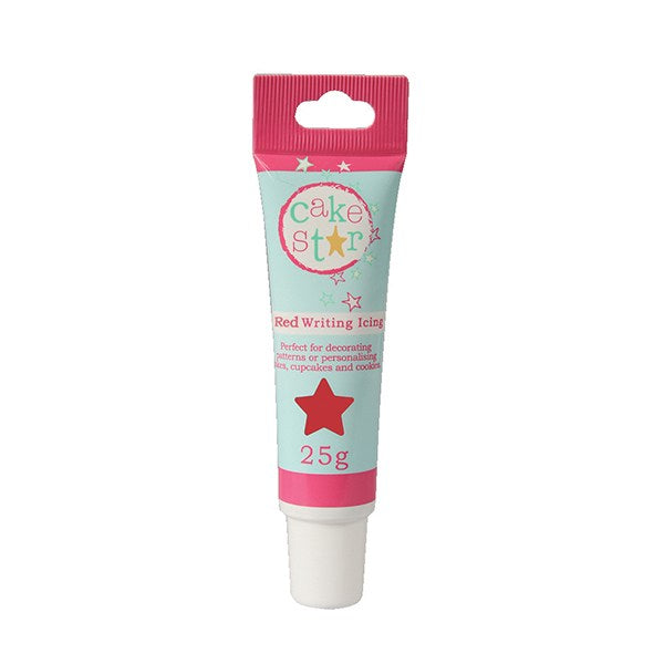 Cake Star Writing Icing - Red - 25g - The Cooks Cupboard Ltd