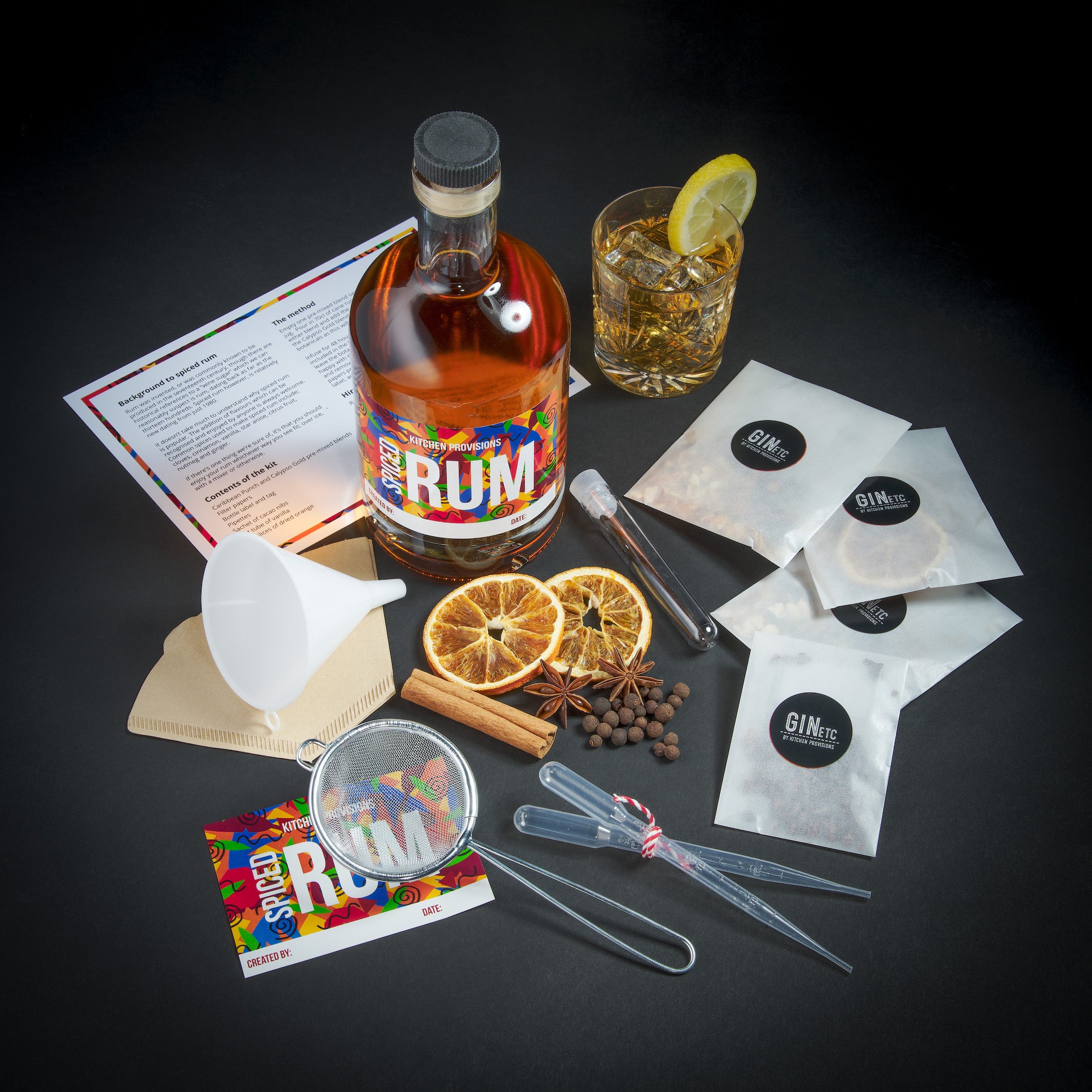 Gin Etc. Rum Maker's Kit - The Calypso Create your own Spiced Rum
