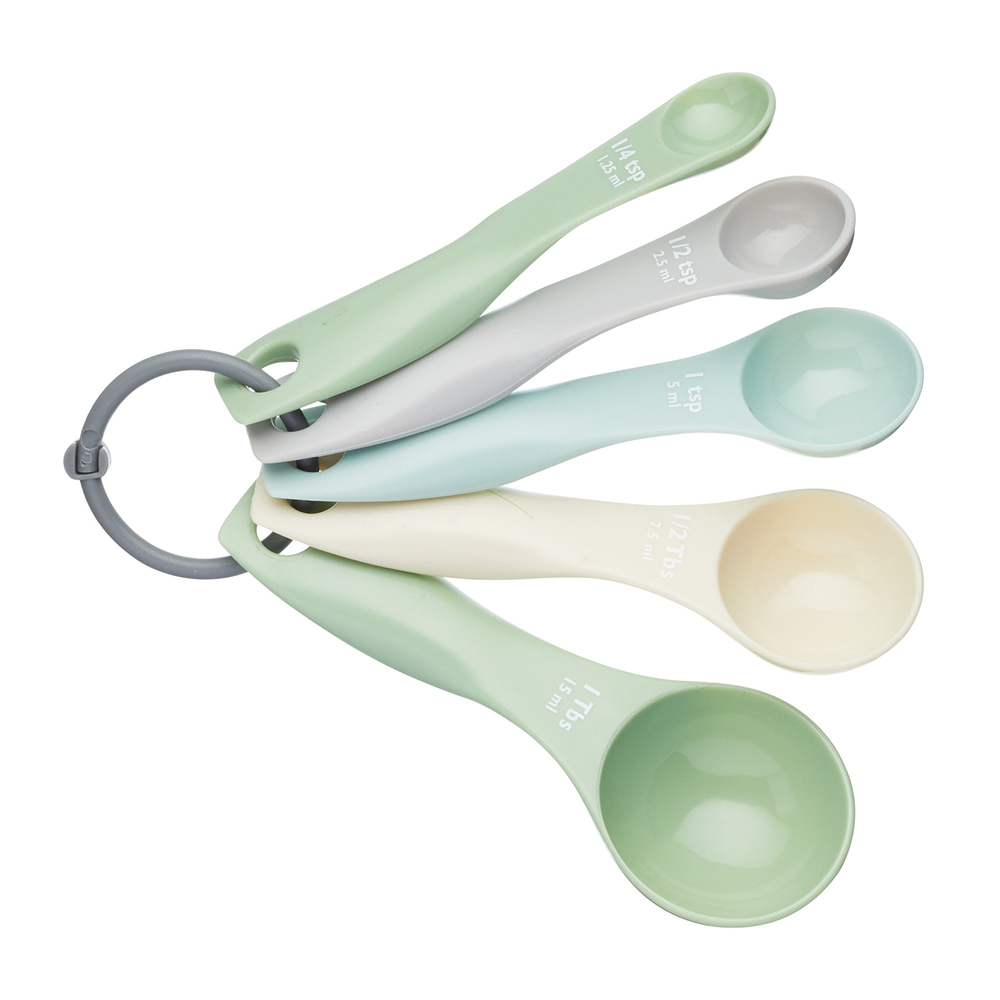 Colourworks Classics Five Piece Measuring Spoon Set - The Cooks Cupboard Ltd