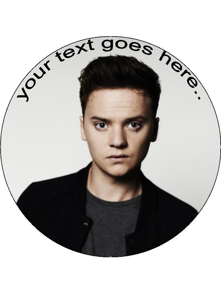 Connor Maynard music band Personalised Edible Cake Topper Round Icing Sheet - The Cooks Cupboard Ltd
