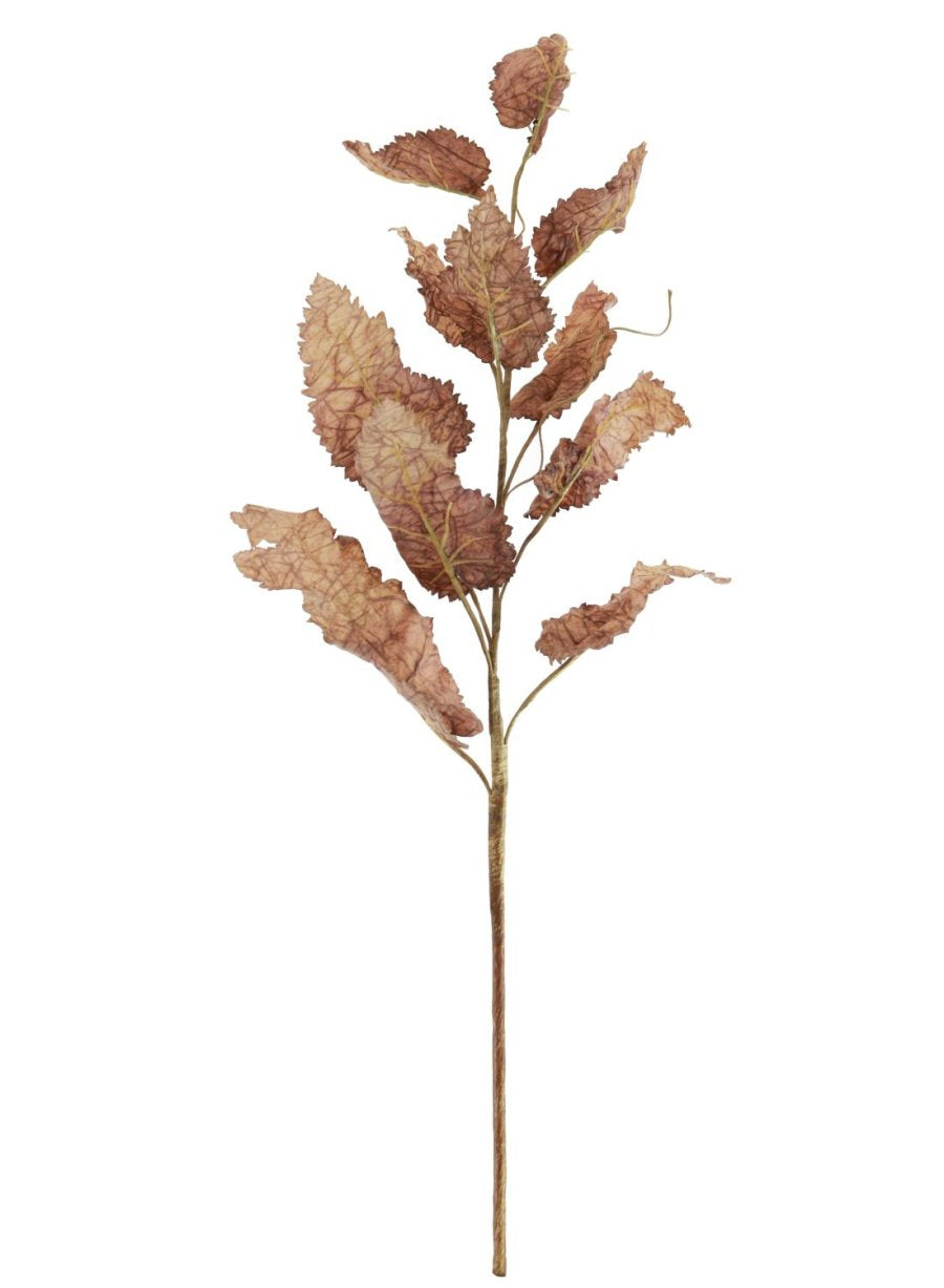 Dried Touch Fall Branch Artificial Foliage Stem - Vintage Mocha