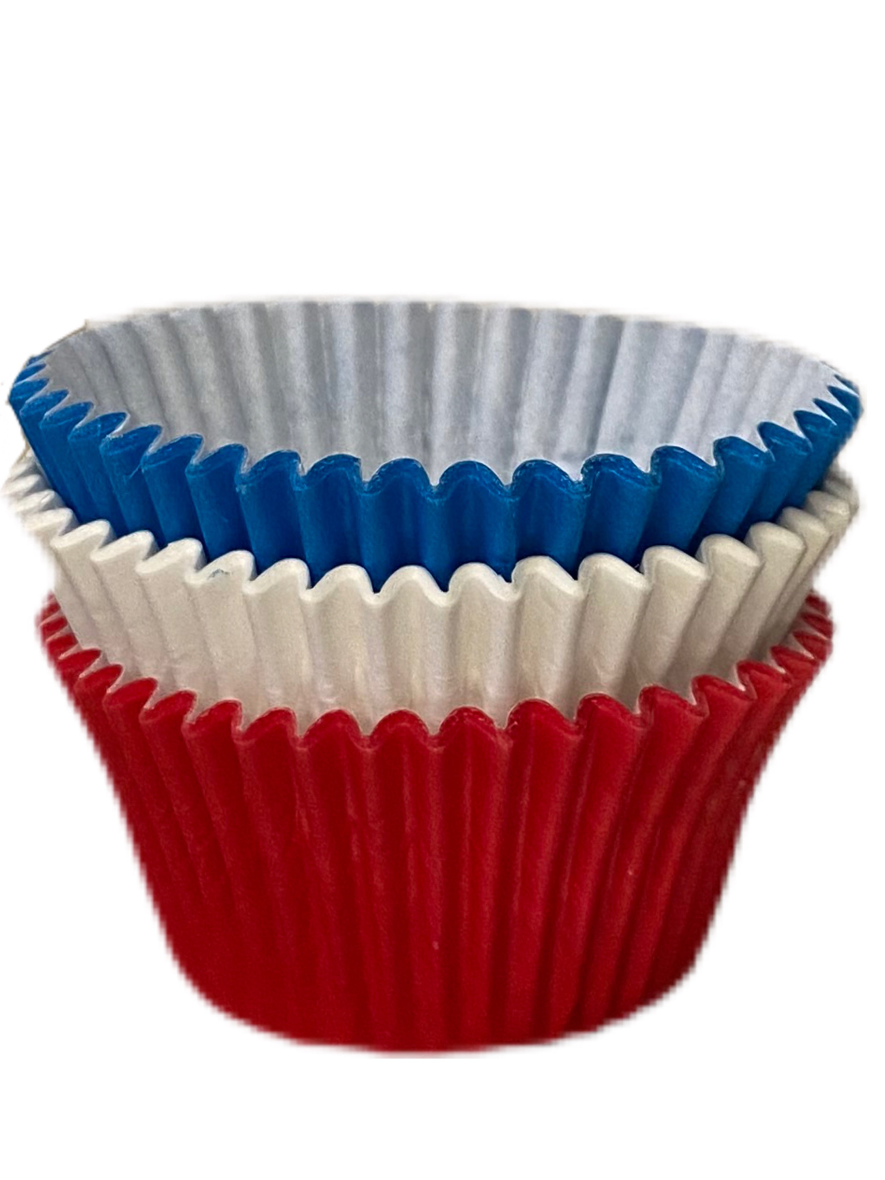 Paper Cupcake Baking Cases - pack of Approx 36 - Red, White & Blue (Jubilee Celebration Mix) - Kate's Cupboard