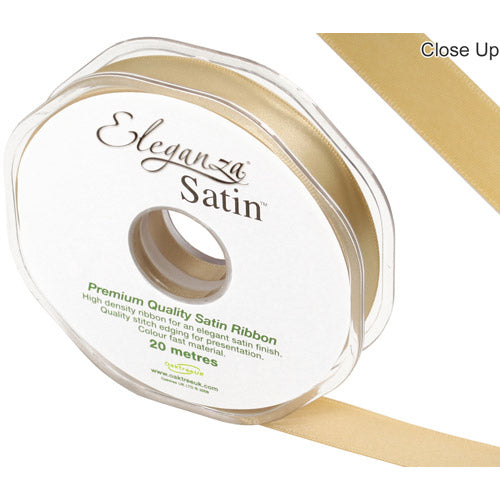 Gold Satin Ribbon - 15mm - The Cooks Cupboard Ltd