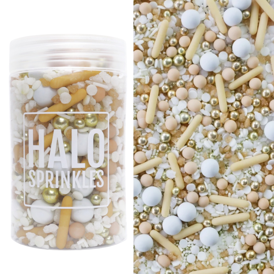 Halo Sprinkles - Luxury Edible Sprinkle Blend - Golden Desert - Kate's Cupboard