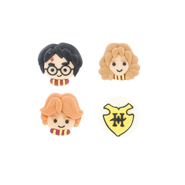 Harry Potter Edible Cake or Cupcake Royal Icing Pipings - The Cooks Cupboard Ltd