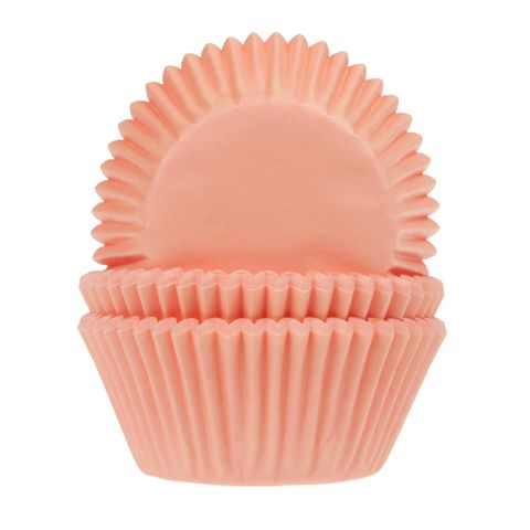 House of Marie Cupcake Baking Cases - Apricot Peach - The Cooks Cupboard Ltd